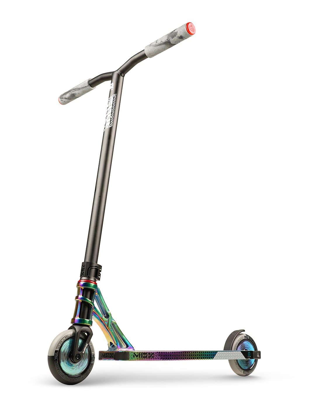 MGX P2 Pro Neochrome Oil Slick Stunt Scooter Lightest Best Madd Gear MGP Handlebar