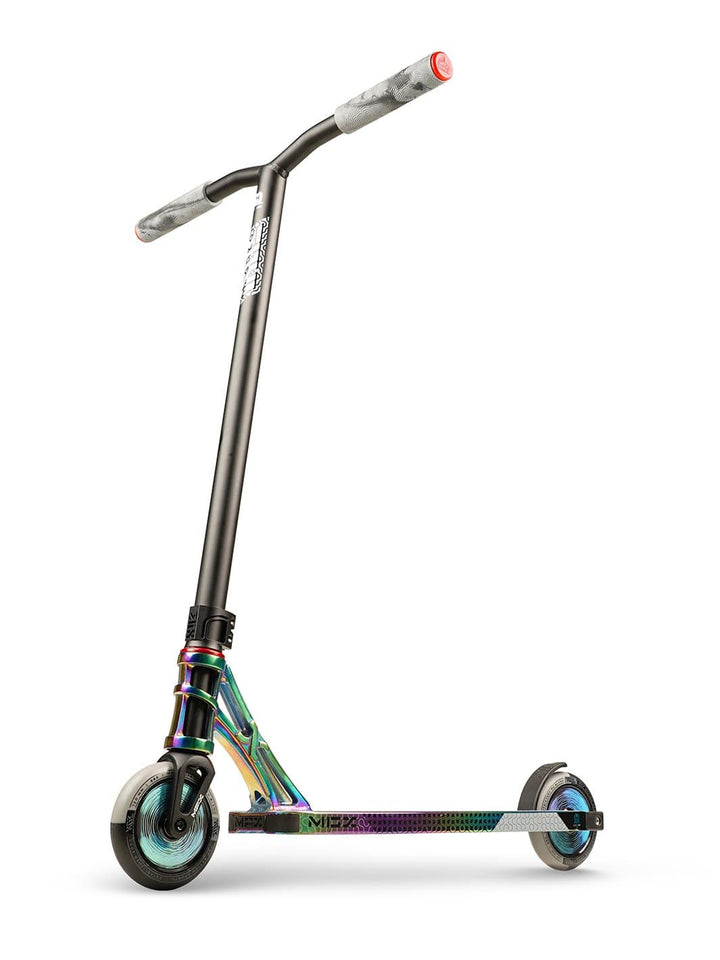 MGX P2 Pro Neochrome Oil Slick Stunt Scooter Lightest Best Madd Gear MGP Handlebar
