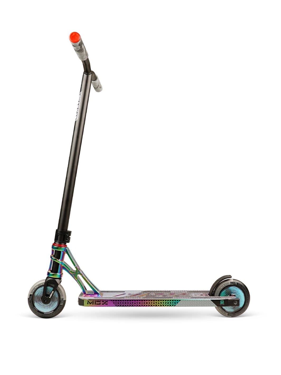 MGX P2 Pro Neochrome Oil Slick Stunt Scooter Lightest Best Madd Gear MGP Grips
