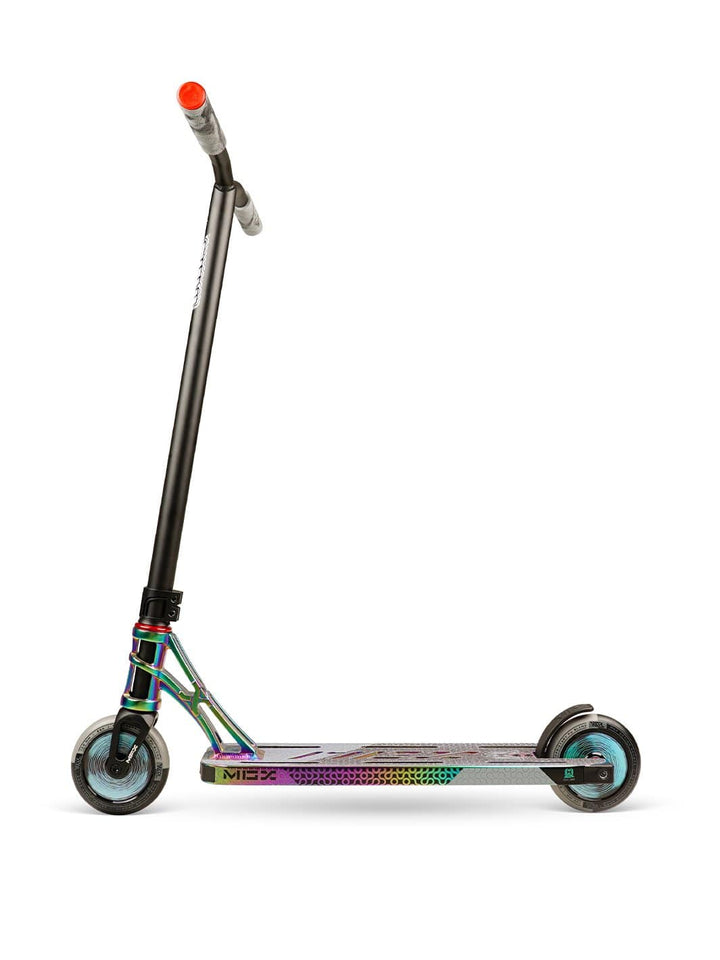 MGX P2 Pro Neochrome Oil Slick Stunt Scooter Lightest Best Madd Gear MGP Grips