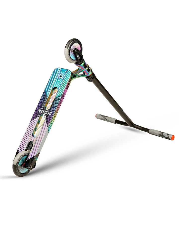 MGX P2 Pro Neochrome Oil Slick Stunt Scooter Lightest Best Madd Gear MGP Deck