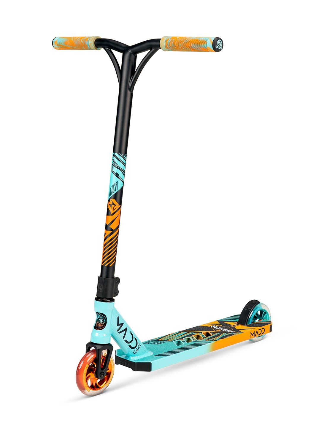 madd gear extreme scooter MG Kick Extreme Scooter - Orange Teal – Madd Gear Global