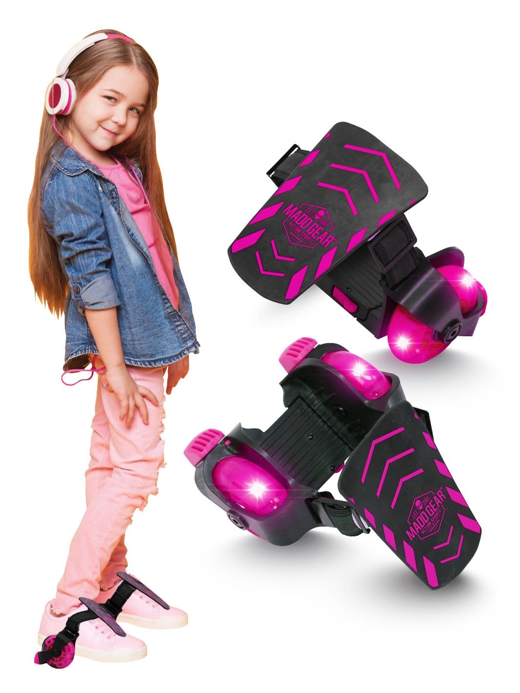gear motion haslach Madd Gear Light-Up Rollers - Pink | Roll & Glide In Style! – Madd Gear Global