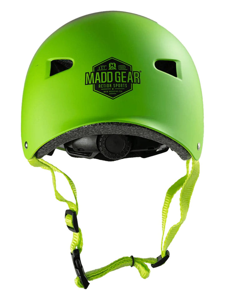 Certified EPS Helmet - Black Green S/M - Madd Gear Global | Est 2002