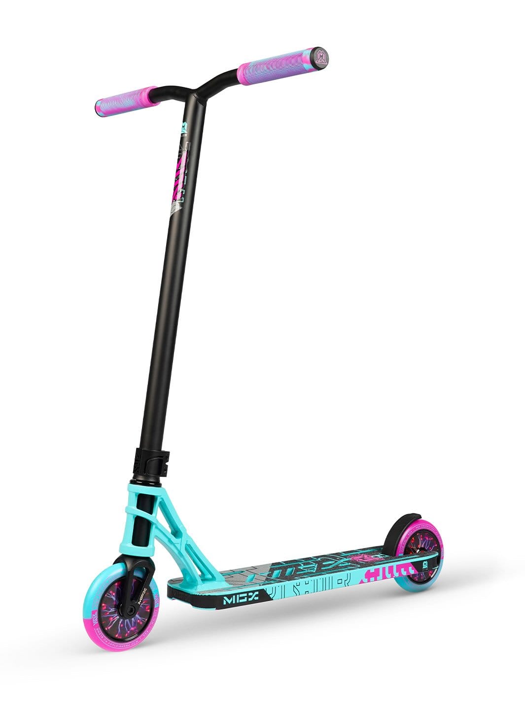 MGX P1 Stunt Scooter Teal Pink Madd Gear Global Est 2002