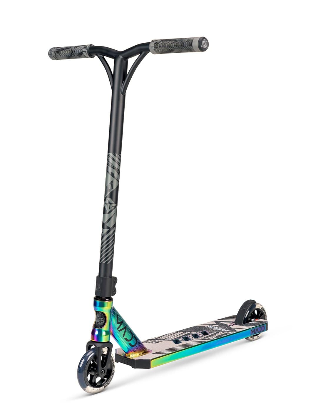 Madd Gear Kick Extreme Stuntstep voor volwassenen, uniseks, groen/blauw Madd Gear Kick Extreme Stuntstep voor volwassenen, uniseks, groen/blauw