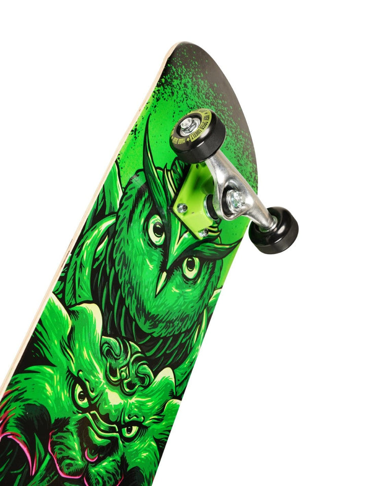 Madd Gear Owl Skateboard Maple Popsicle 31" Pink Green Ply Aluminum Trucks High Quality