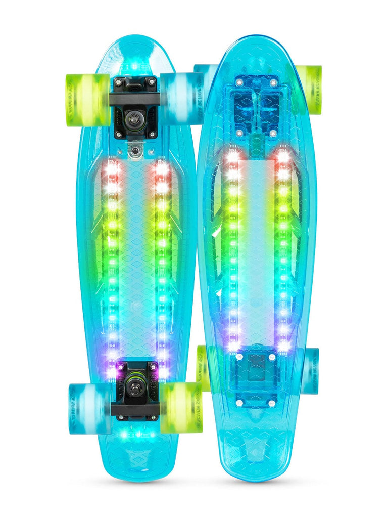22' LED Light Up Retro Skateboard Complete Penny Style Board β Madd Gear Global | Est 2002