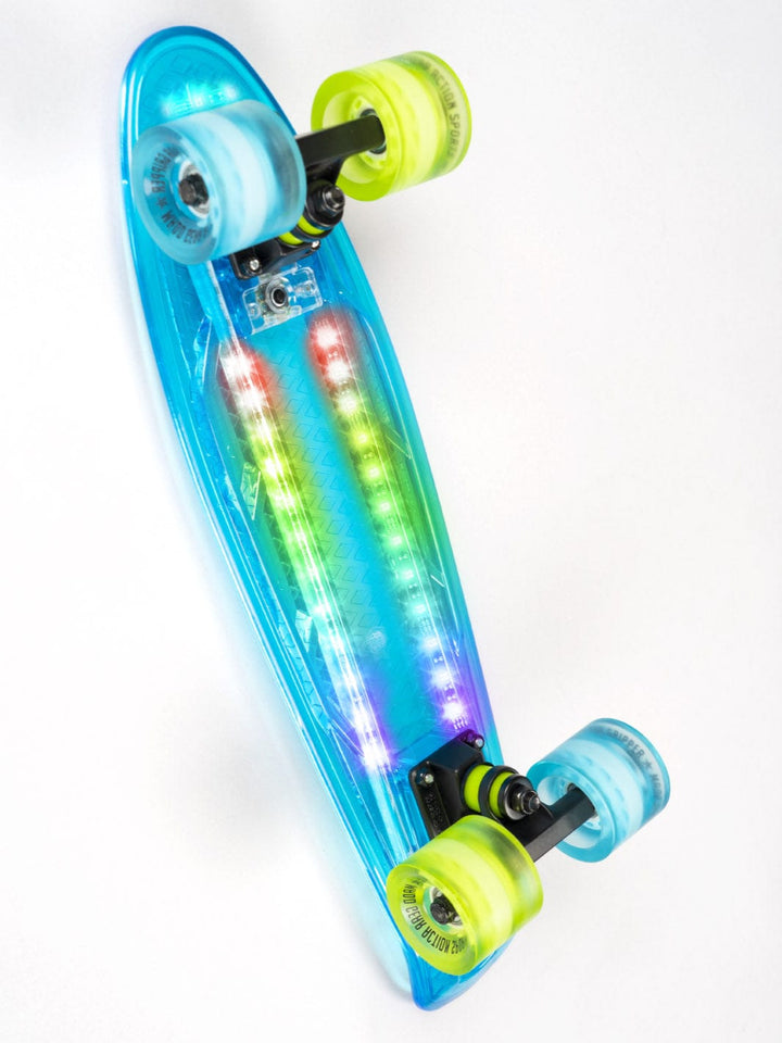 Madd Gear Lightup Kids Skateboard Penny Complete Retro Blue Green Boys Girls