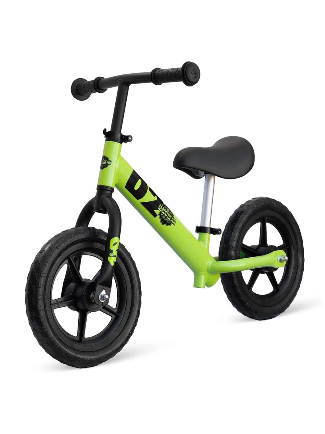 Madd Gear Kids Toddlers Balance Bike Foot to Floor Learn to Ride Green