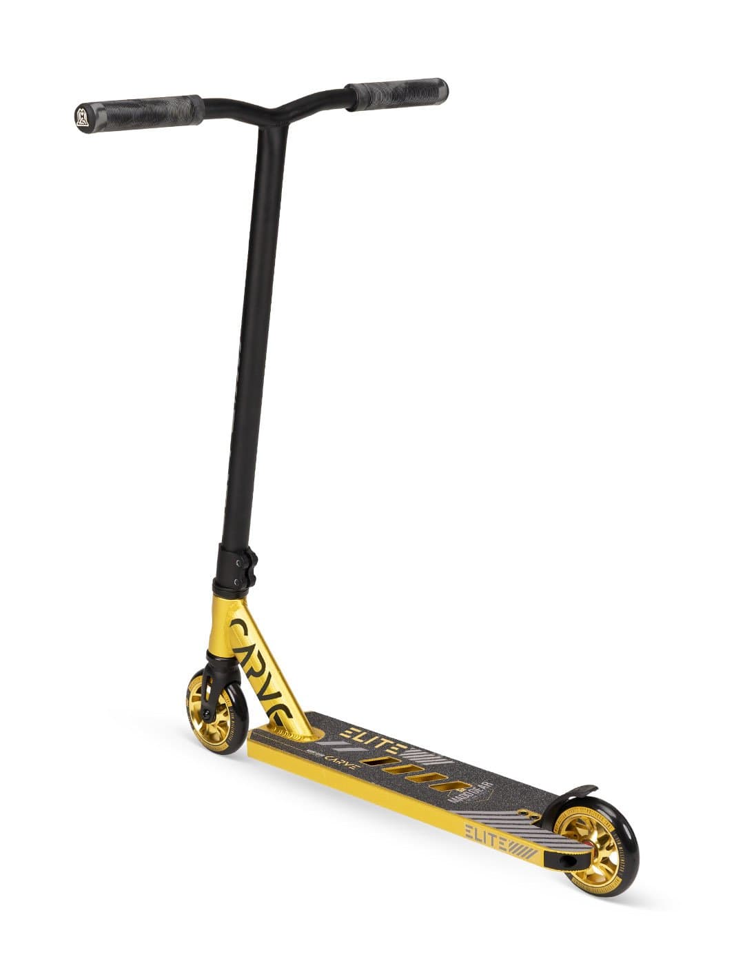 madd gear stunt scooter gold Madd Gear Carve Elite Trick Scooter - Black Gold – Madd Gear Global