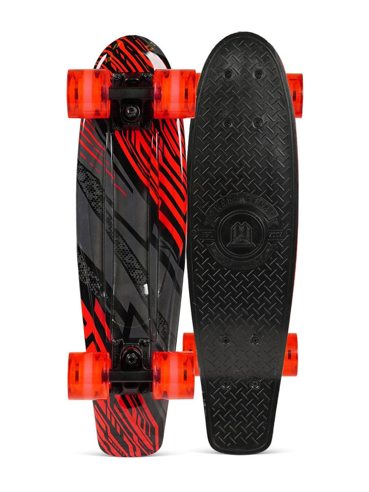 Madd Gear Retro Board Skateboard Penny 22" Plastic Flexible Kids Children Complete High Quality Black Red