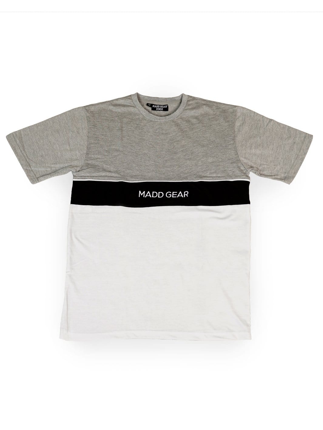 Madd Gear Tee T Shirt T-shirt Gray White Mens Womens Kids
